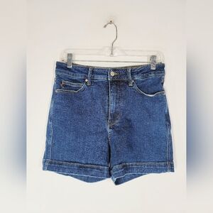 Judy Blue Dark Blue Jean Shorts, Size Large